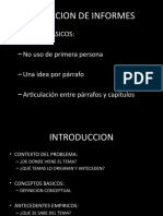 Elaboracion de Informes Academicos