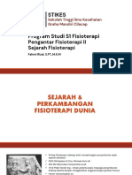 Pengantar Fisioterapi 2 - Sejarah & Perkembangan Fisio