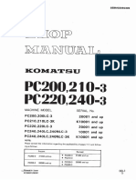 Motor Komatsu PC200