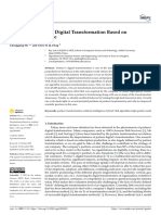 Applied Sciences: Predicting Partner's Digital Transformation Based On Artificial Intelligence