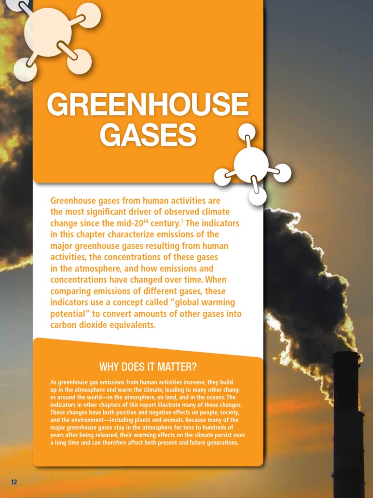 Greenhouse Gases: Why Does It Matter? | PDF | Greenhouse Gas | Climate ...