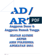 AD-ART Ikatan Alumni Akper Abdi Florensia Tahun 2001 Pematangsiantar