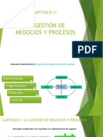 CAPITULO 1la Gestión de Los Negocios y Los Procesos