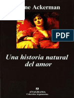 Una Historia Natural Del Amor (Diane Ackerman)