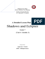 Shadows and Eclipses: A Detailed Lesson Plan in