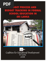 Budget Tracking Final Report