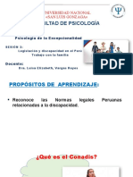 Legislacionydiscapacidadenel Peru Trabajoconlafamilia