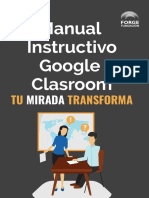 Manual de Ingreso Al Clasroom