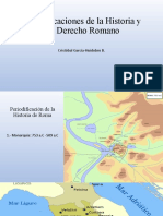 Periodificaciones de La Historia y Del Derecho Romano 388821