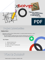 Fdocuments - in - Final Presentation of Sudoku Solver Project