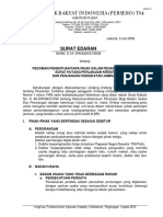 Pt. Bank Rakyat Indonesia (Persero) TBK: Surat Edaran