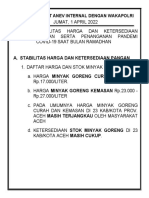 Stabilitas Harga Pangan