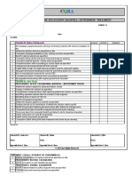 Rfi Check-List For Excavation / Backfill / Antitermite Treatment