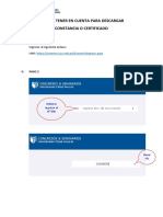Pasos Como Descargar Constancia o Certificado de Participación