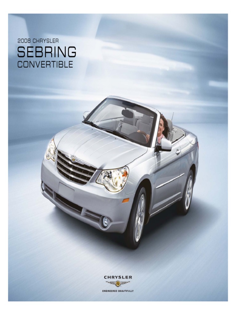 2008 Chrysler Sebring Convertible | PDF | Chrysler | Anti