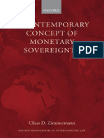 A Contemporary Concept of Monetary Sovereignty, Claus D. Zimmermann