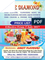 FOOD FLAVOURS, COLOURS & EMULSIONS CATALOGUE