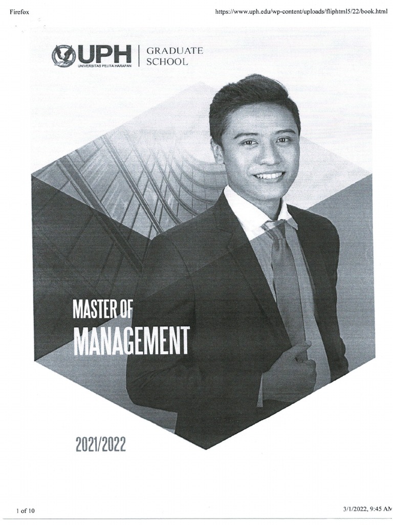 Pasca Sarjana Manajemen UPH | PDF