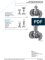 With Pneumatic and Electric Actuators: Control Valve in Straightway Form With Screwed Seat Ring