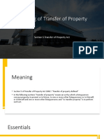 Meaning of Transfer of Property