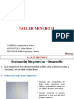 2 CLASE TALLER MINERO II - Evaluacion Diagnostica Dearrollo