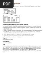 DBMS Concepts and SQL - Students Notes