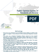 Public Opinion Survey of Residents of Ukraine: March 30 - April 2, 2022
