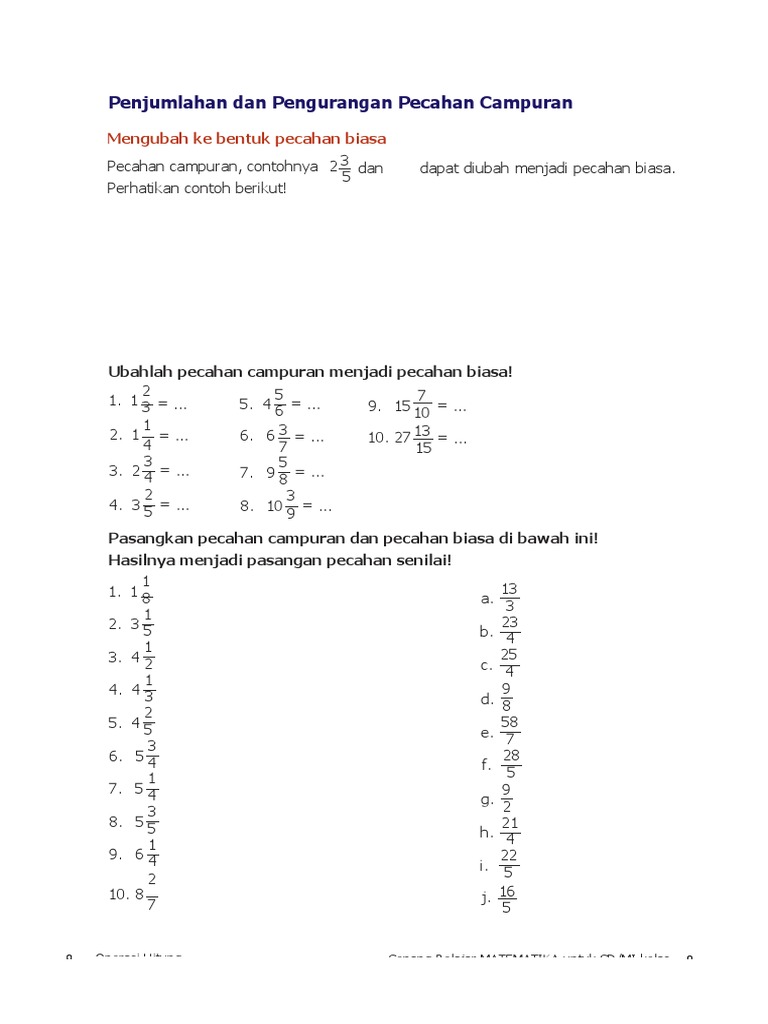 EBOOK BUKU SISWA Matematika Kelas 5 | PDF