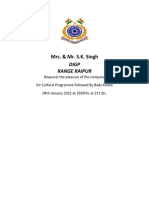 Mrs. & Mr. S.K. Singh: Digp Range Raipur