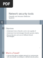 Network Security Tools: Firewalls and Intrusion Detection Systems