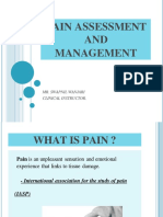 Pain Assessment AND Management: Mr. Swapnil Wanjari Clinical Instructor