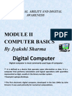 Computer Basics: Analytical Ability and Digital Awareness