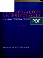 Eduardo Ferreira França - Investigações de Psicologia (2a Ed. 1973)