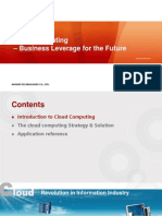 Cloud Computing - Business Leverage For The Future