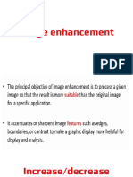 Lecture 6 Image Enhancement