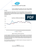 Report On Power Failure On 09th June 2022