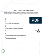 How To Check SCOPUS Indexed Journal 2022 - Identify Easily