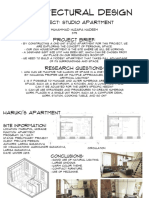 Architectural Design: Project: Studio Apartment