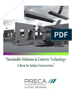 "Sustainable Solutions in Concrete Technology-": A Boon For Indian Constructions