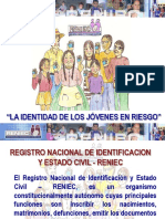 107 Identidad de Jovenes en Riesgo Reniec