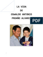 La Vida de Oswaldo Antonio Proaño Alvarez