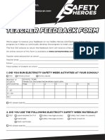 Teacher Feedback Form Teacher Feedback Form: Please Return Form To: FAX: (07) 3054 1700 or