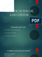 Clasificacion de Los Costos