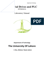 OBE Based Industrial Drives and PLC Lab Manual Usman