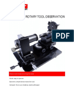 Device For Rotary Tool Observation: Observe and Measure Cutting Tool Wear