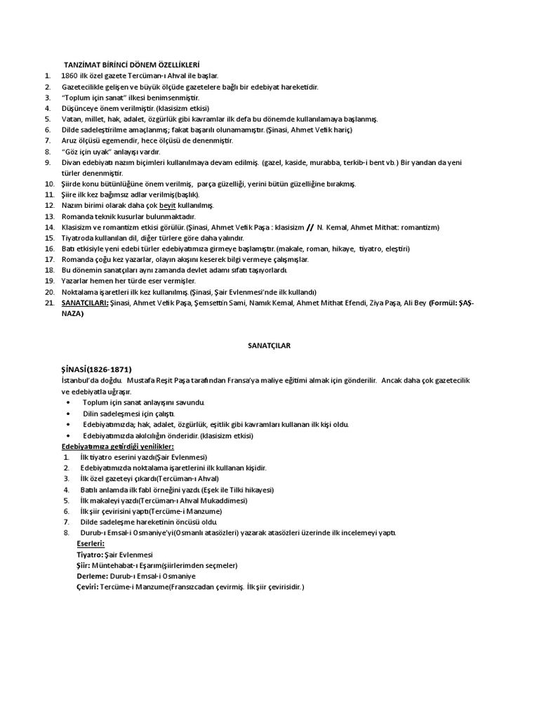 11 Tanzimat 1. Dönem | PDF