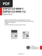 Esp32 c3 Mini 1 Datasheet en