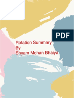 Rotational Motion Summary