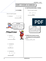 Multiplicación y Divisió Con Decimales