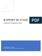 Rapport de Stage